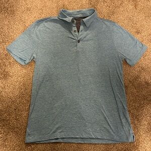 Banana Republic Heather Blue Polo